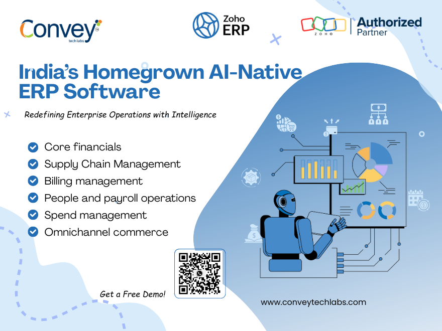 India’s Homegrown AI-Native ERP Software: Zoho Redefines Enterprise Operations with Intelligence