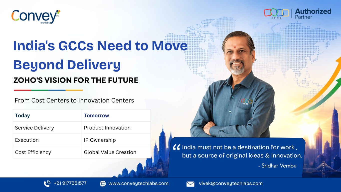 India’s GCCs Need to Move Beyond Delivery: Zoho’s Vision for the Future