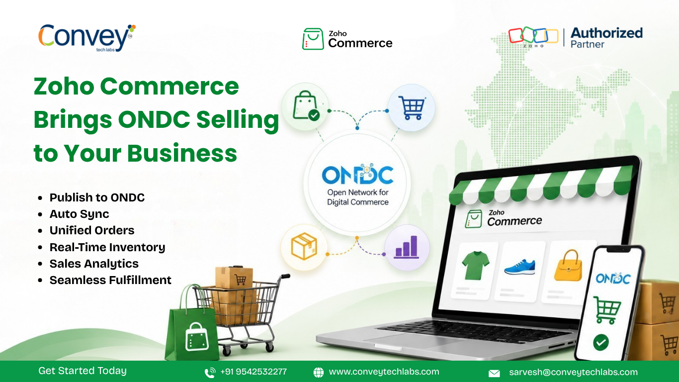 Zoho Commerce Brings ONDC Selling to Your Business